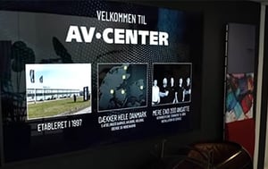 AV Center front page