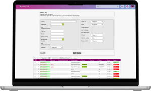 utstyrsmodulen på datamaskinen