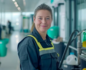 Cleaning - Performing staff