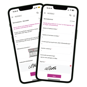 mobil billede af skemafunktion